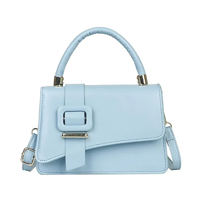 Women's Handbag Crossbody Bag PU Leather Daily Durable Black Red Blue