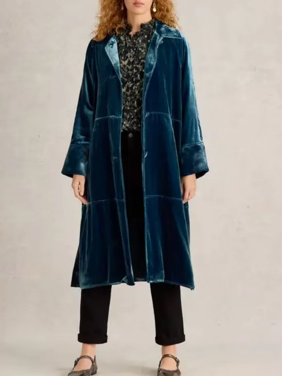 Velvet Duster Coat