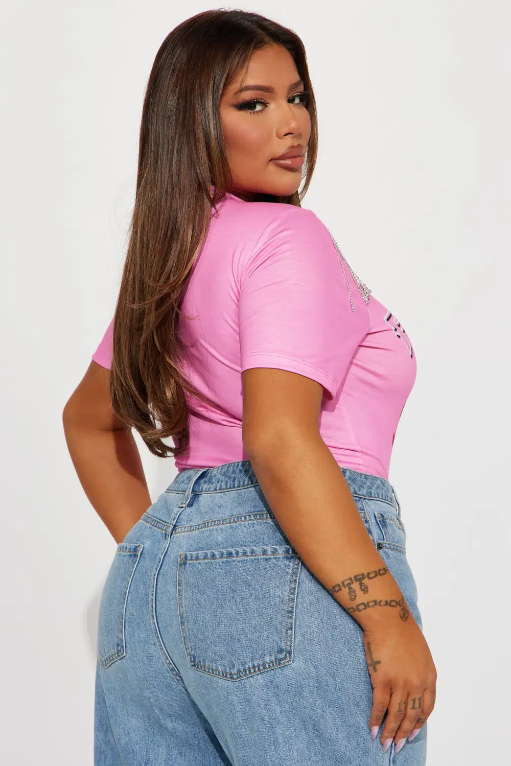 Fearless Tour Bodysuit - Pink