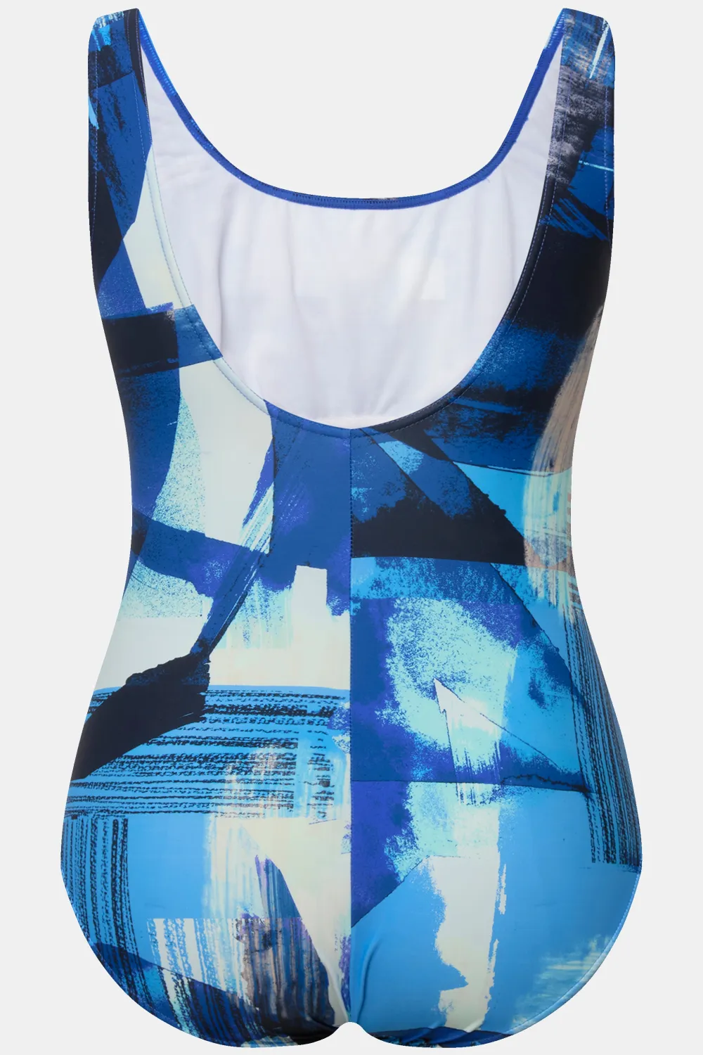 Badeanzug bedruckt ohne Softcups Rundhals