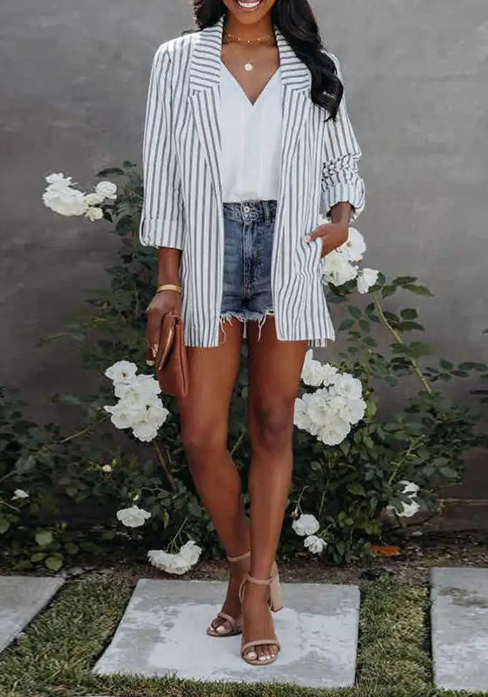 Make A List Striped Casual Shirt