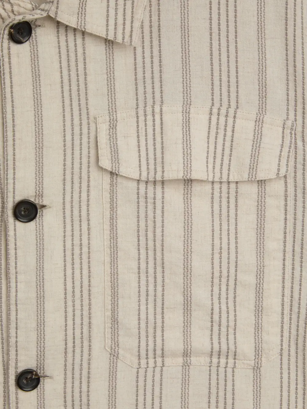 Sand Short Sleeve  Cotton-Hemp Shirt
