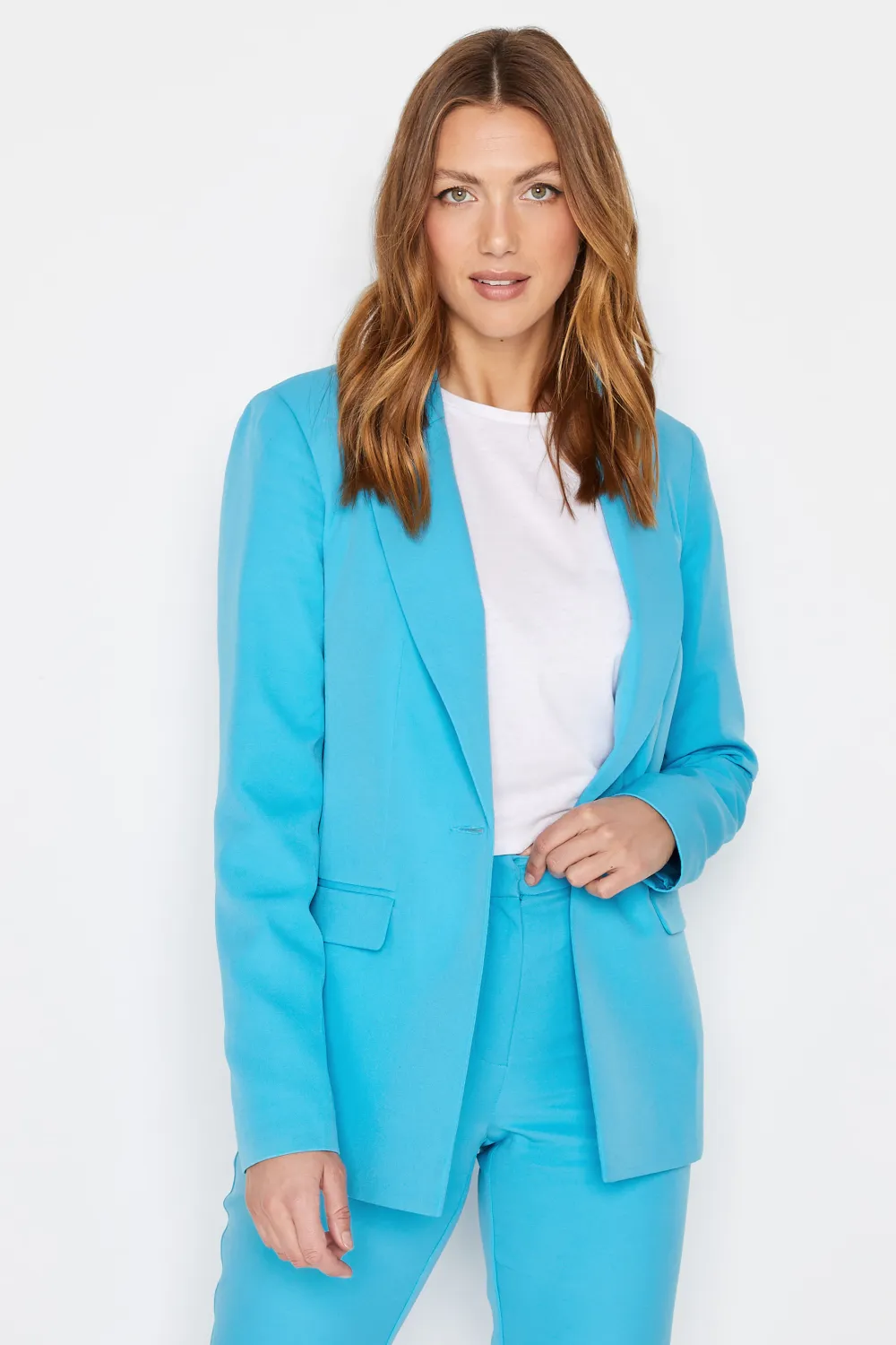 LTS Tall Bright Blue Tailored Blazer