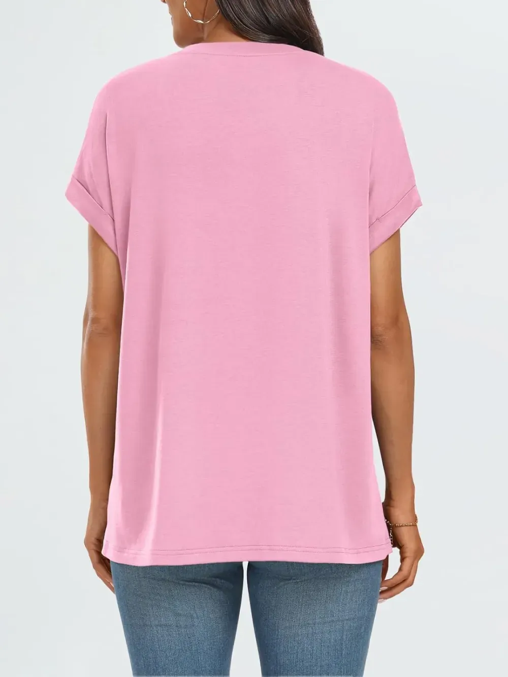 AUTOMET Women Tops Casual Basic T Shirts Loose Fit Crewneck Short Sleeve Summer Outfits