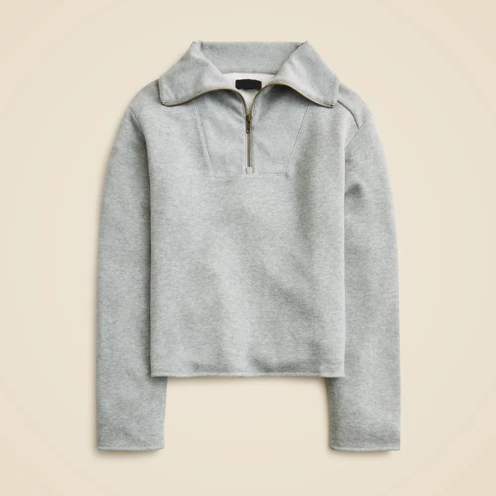 Half Zipper Terry Rollneck Sweatshirts