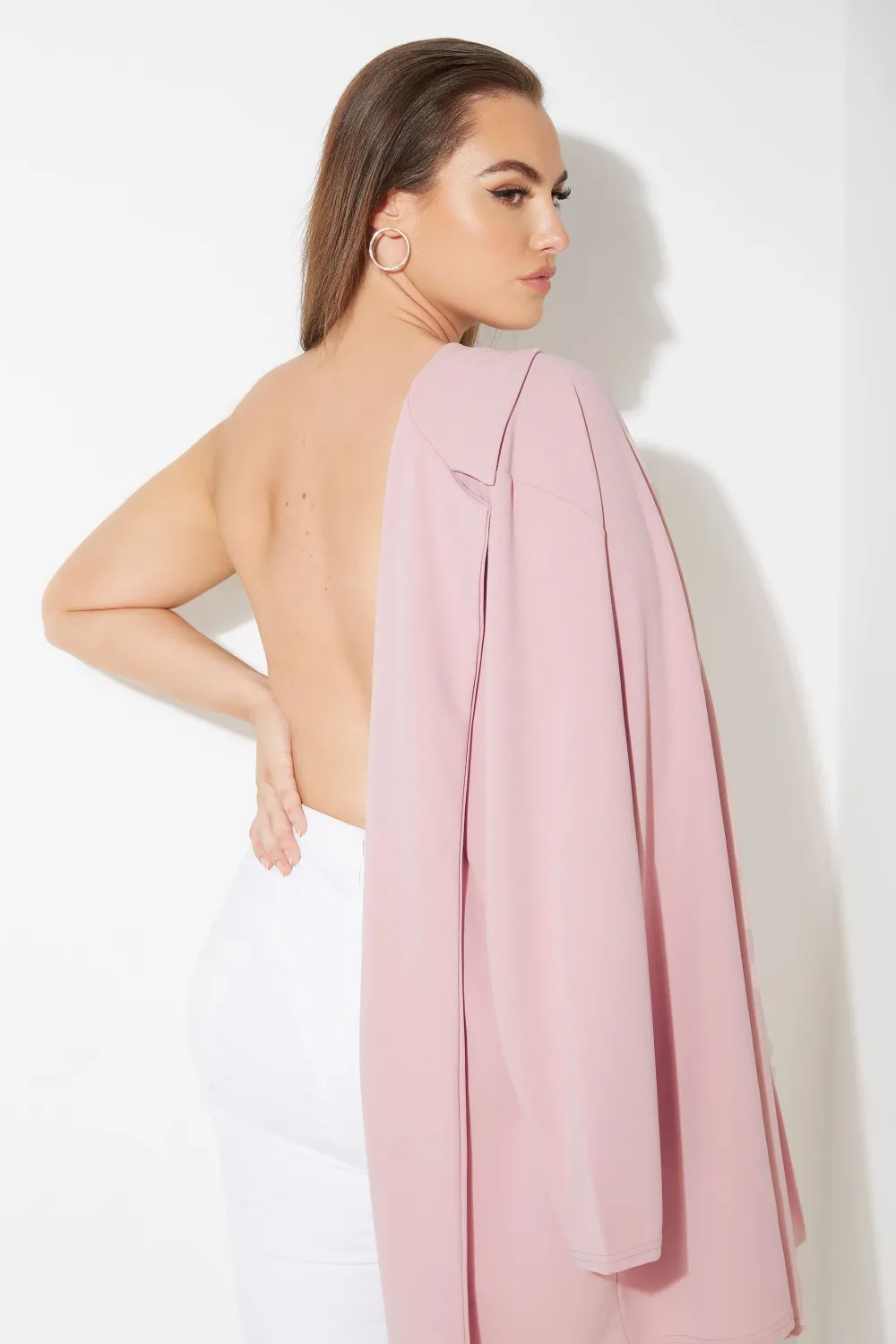 YOURS Curve Hot Pink Longline Blazer