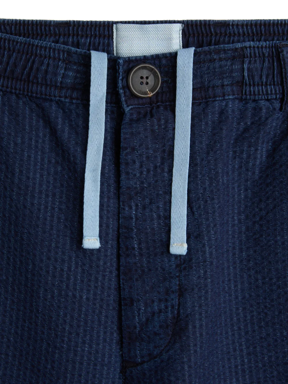 Indigo Elasticated Waist Trousers