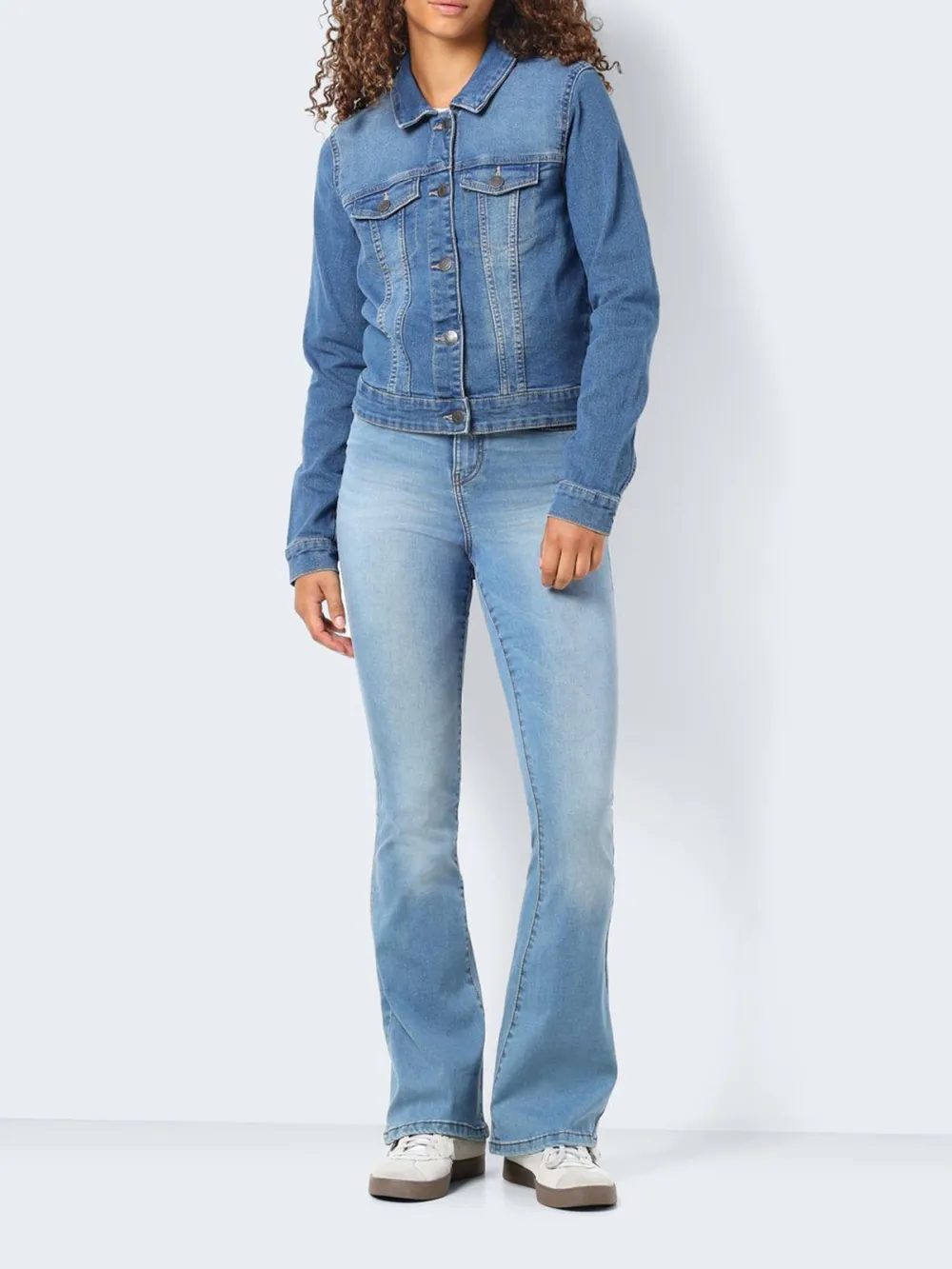 Plain Colored Between-Season Jacket