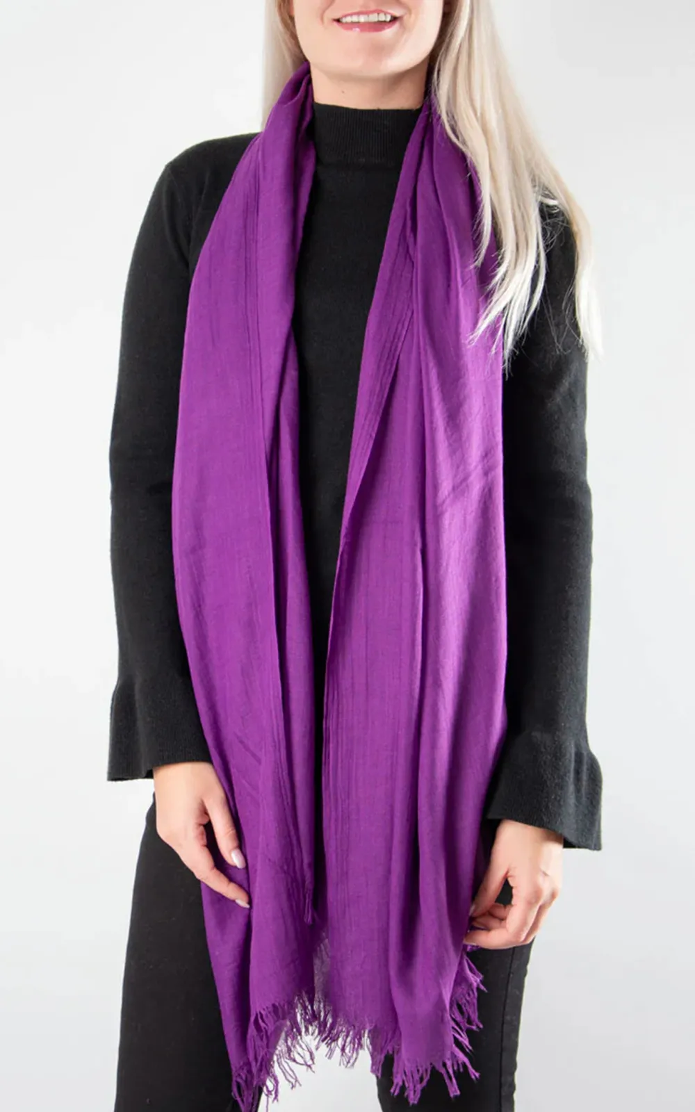 Sweet Girl Style Skin-Friendly Cotton Scarf