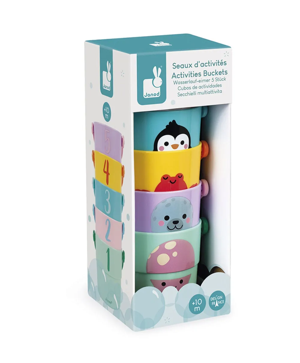 Janod Activity Buckets (Set of 5)
