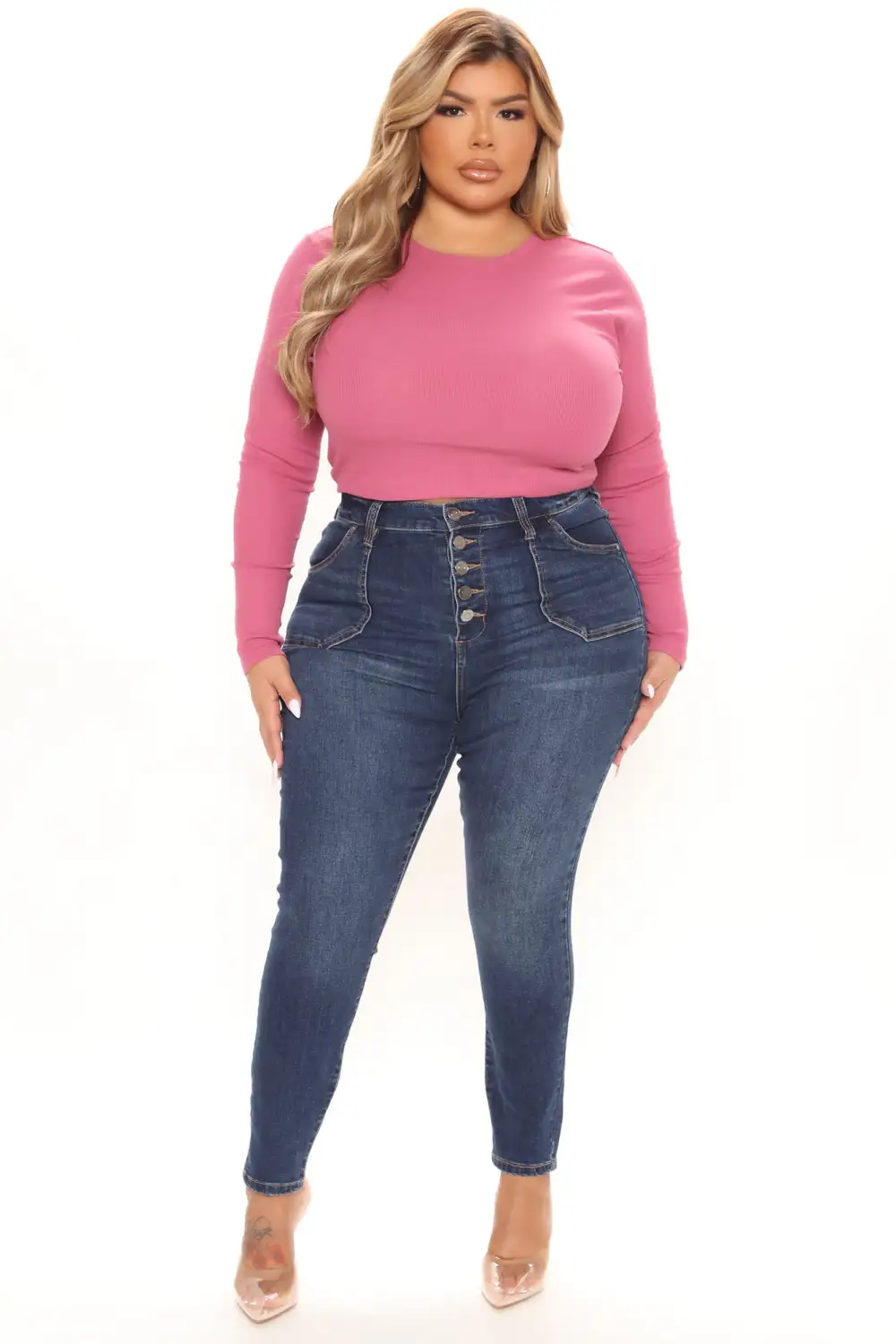 Waiting For You Tee - Mauve