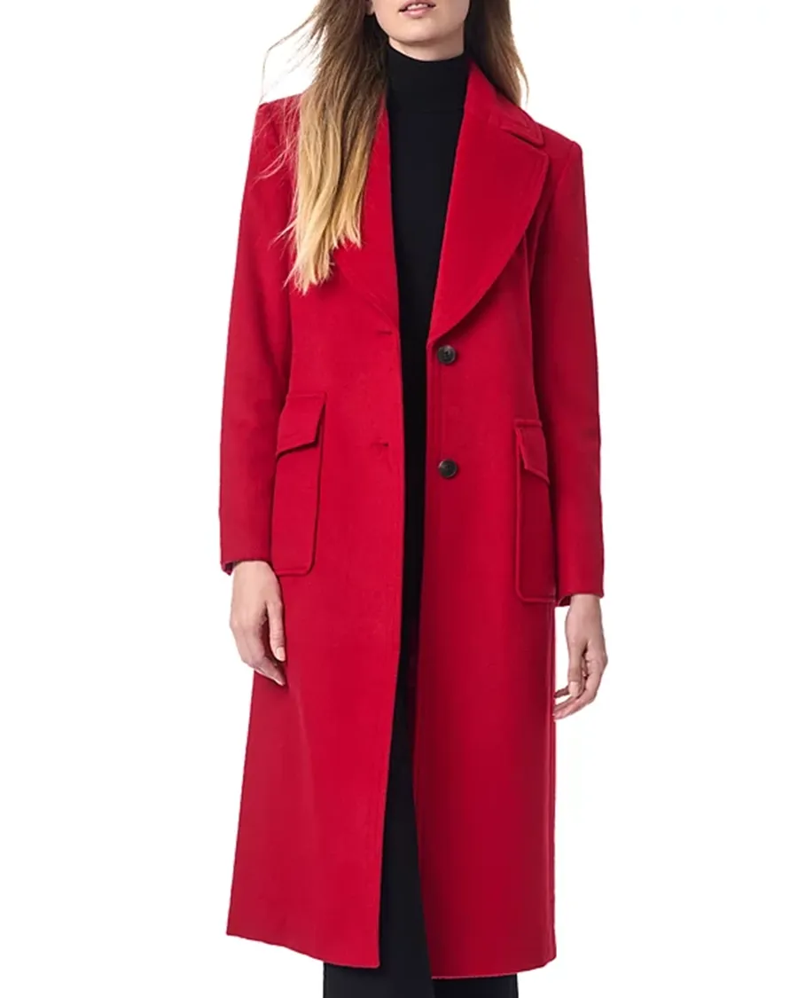 Notched Lapels Classic tailored Wool Coat