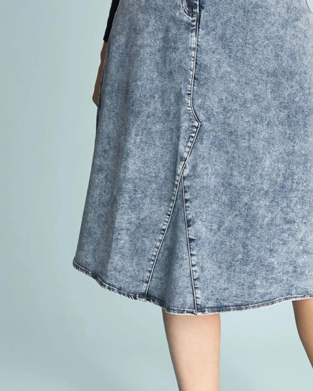 A-Line Denim Skirt