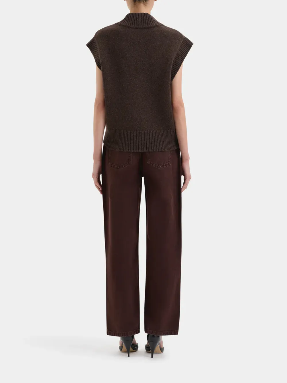 Casual Style Classic Straight Leg Jean Plum