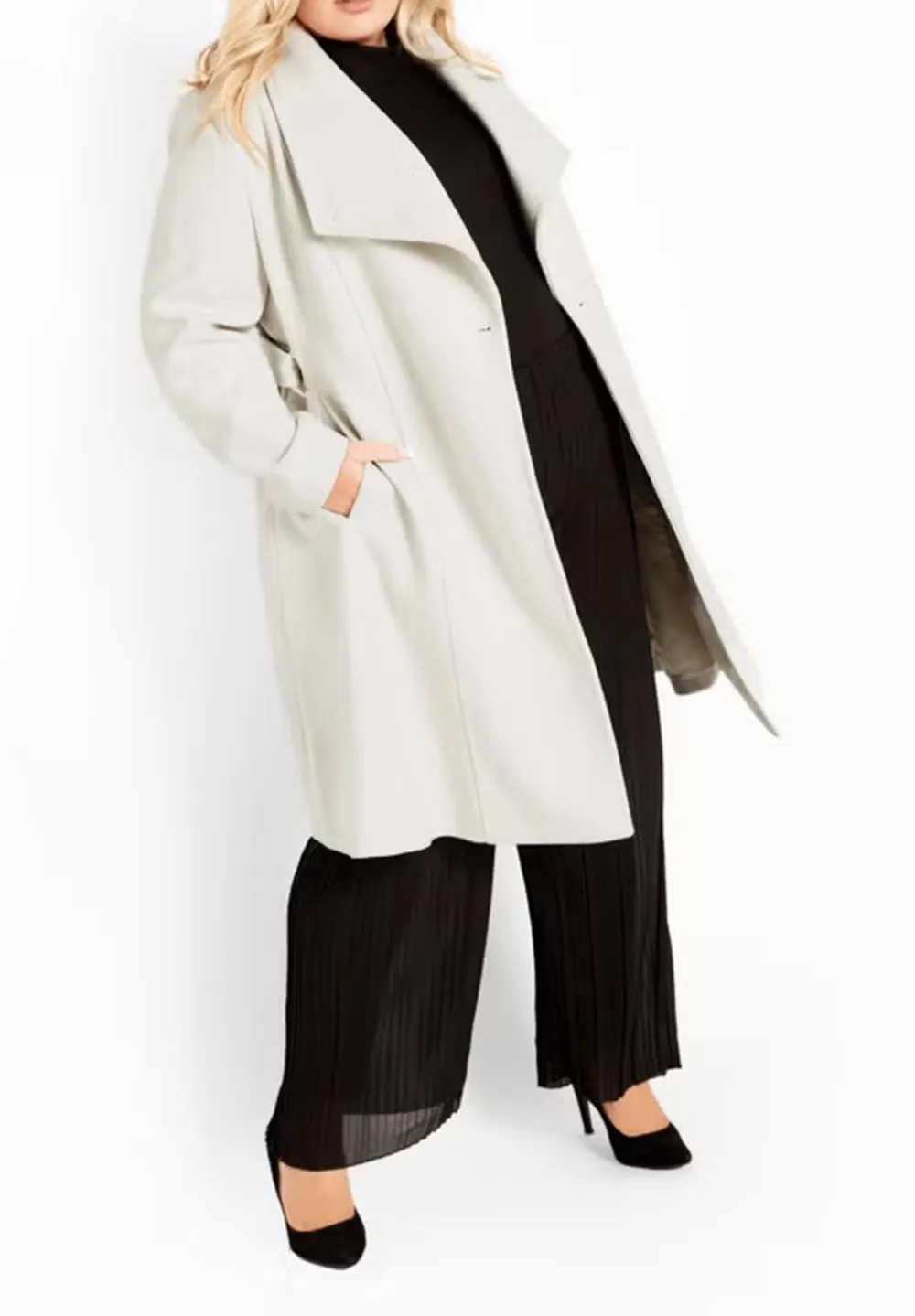 Solid Color Lapel Jacket