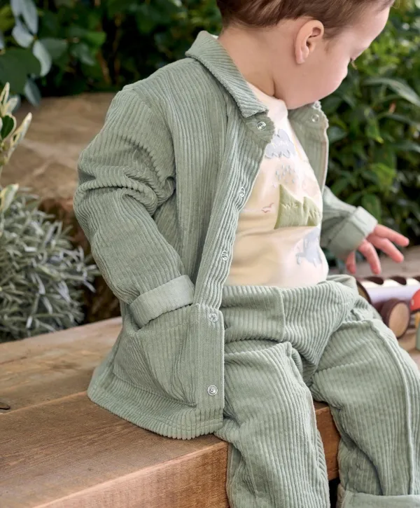 Cord Trousers -  Green