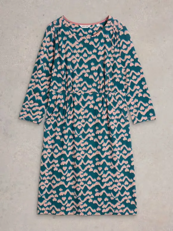 Jersey Printed Dress