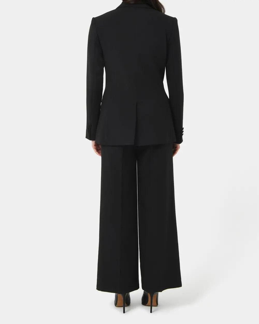 Double Breasted Blazer -Black