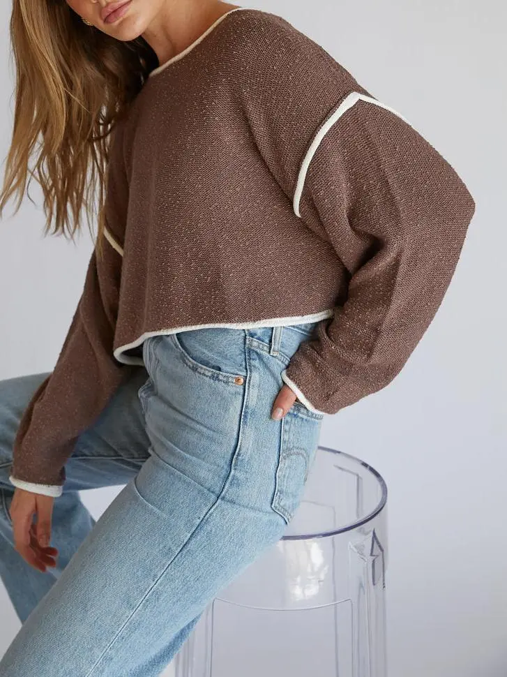 Willa Cropped Knit Sweater