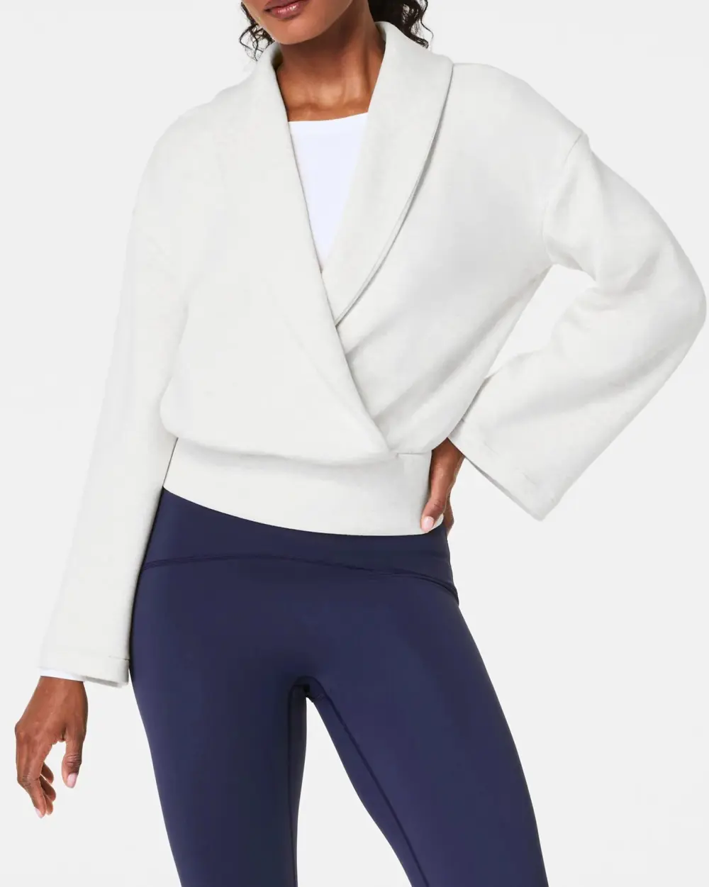 Shawl Collar Wrap Top