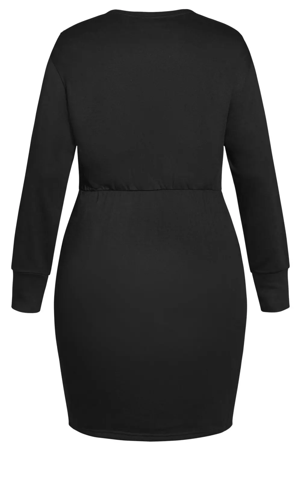 Evans Black Cut Out Detail Pocket Dress