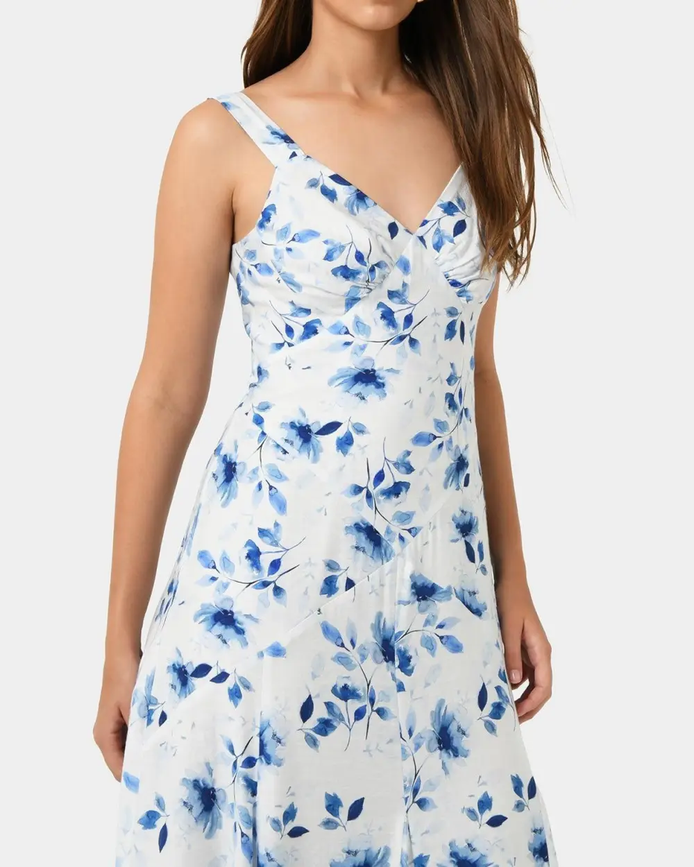 Godet Panel Dress -Watercolour