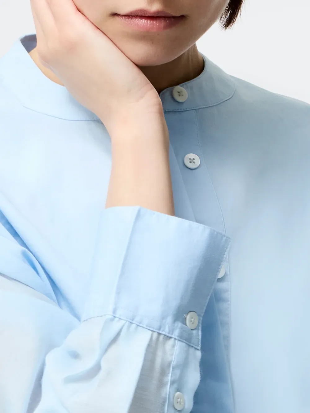Loose Drop Shoulder Cotton Business Shirt