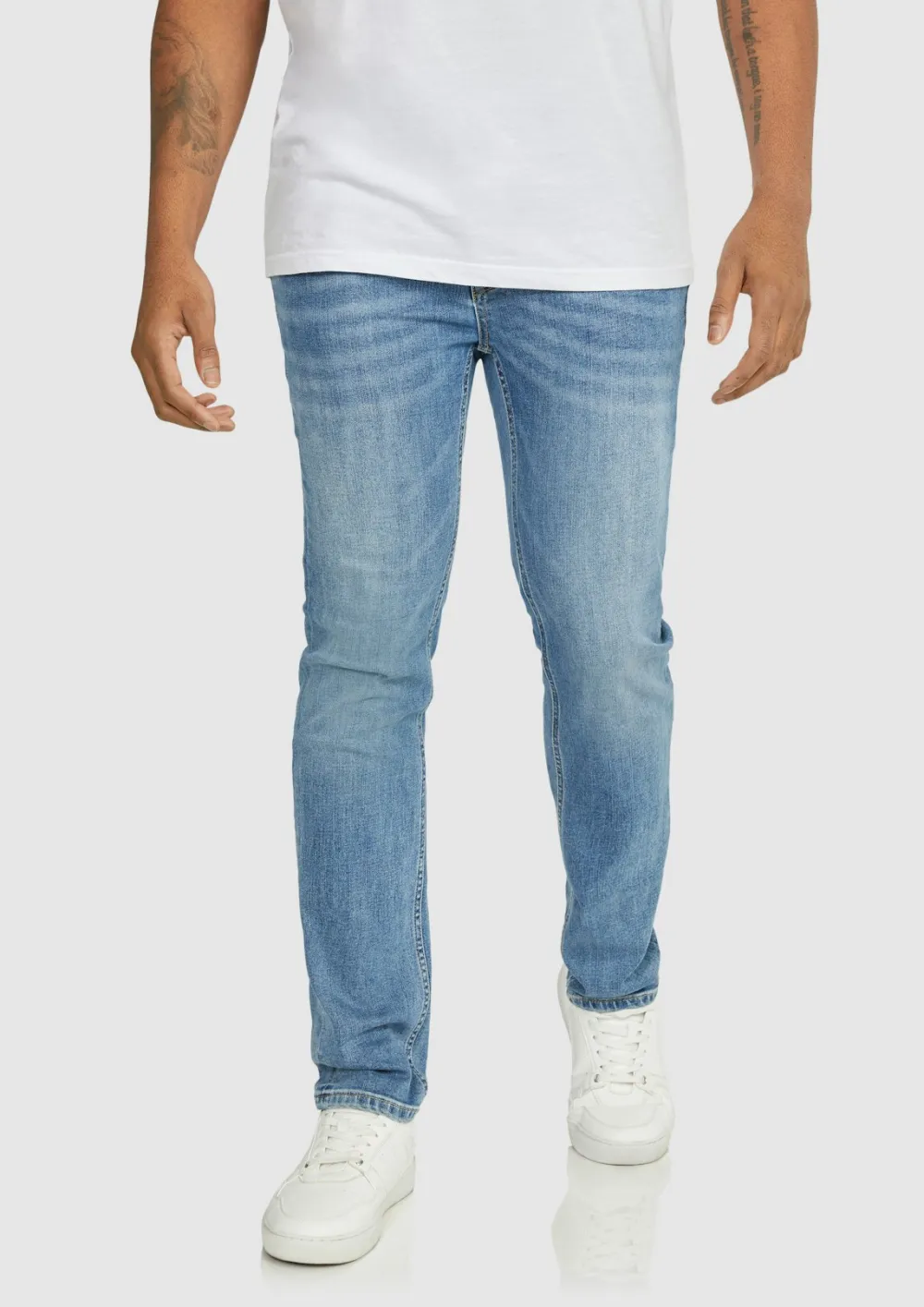 BLACK SUPERFLEX SLIM DENIM