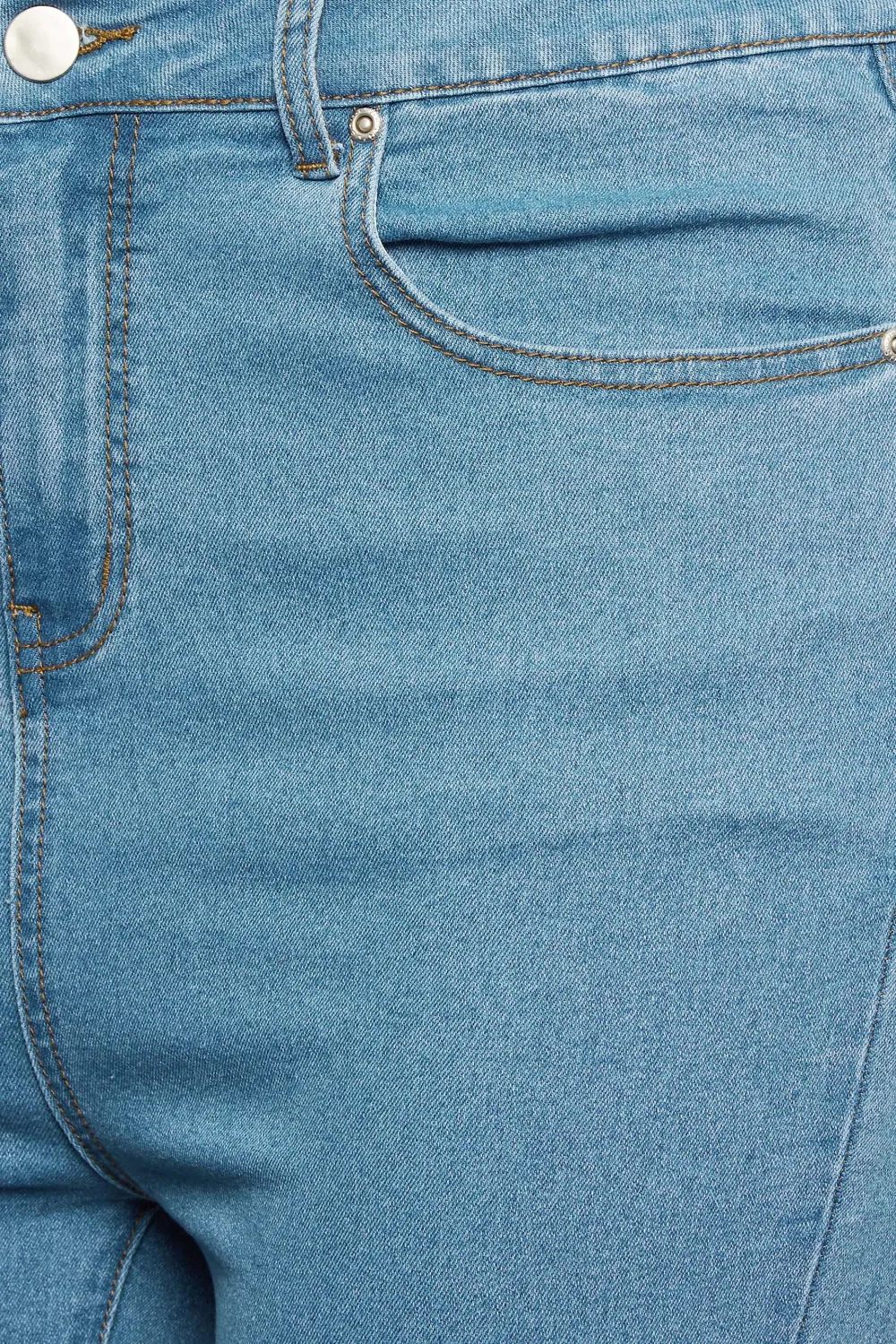 YOURS Curve White Ripped Knee Skinny Stretch AVA Jeans