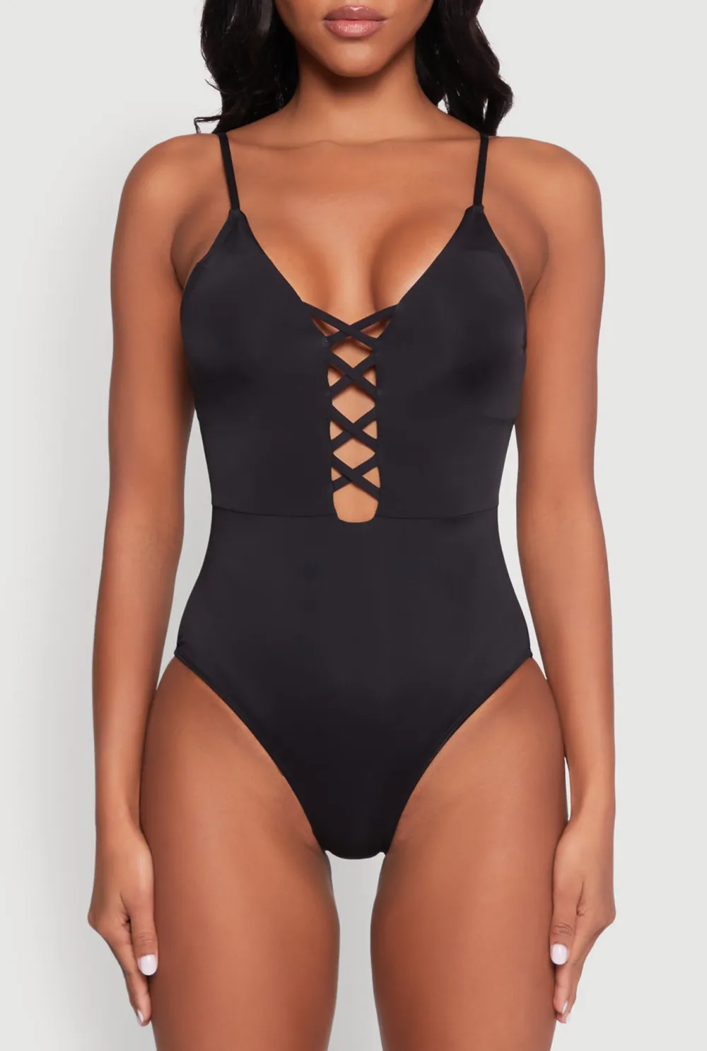 Strap One-Piece Swimsuit