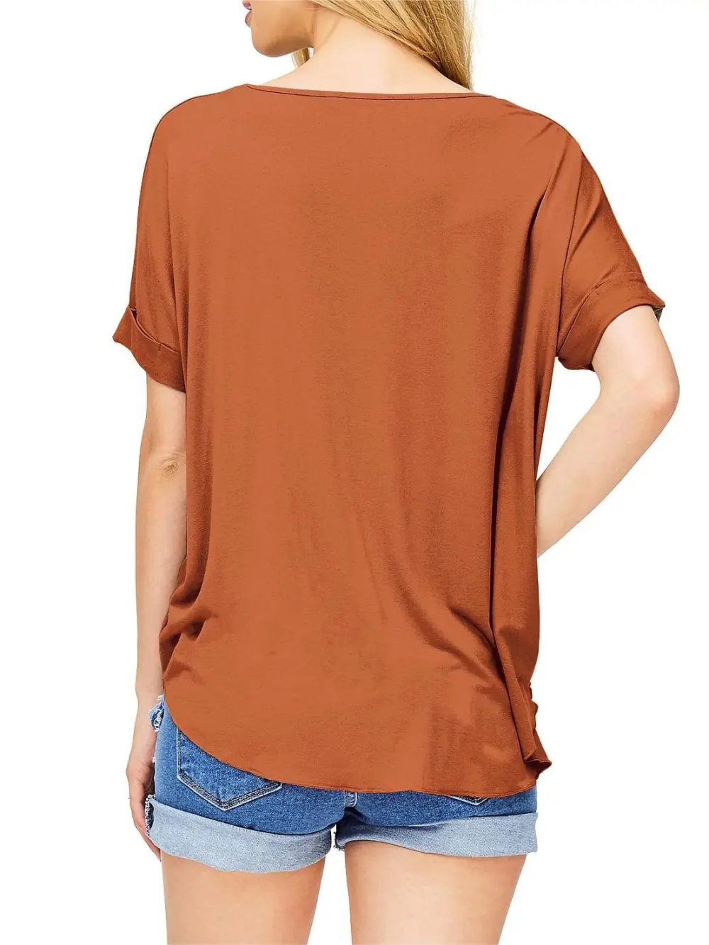 Black Short - Sleeve Surplice Top