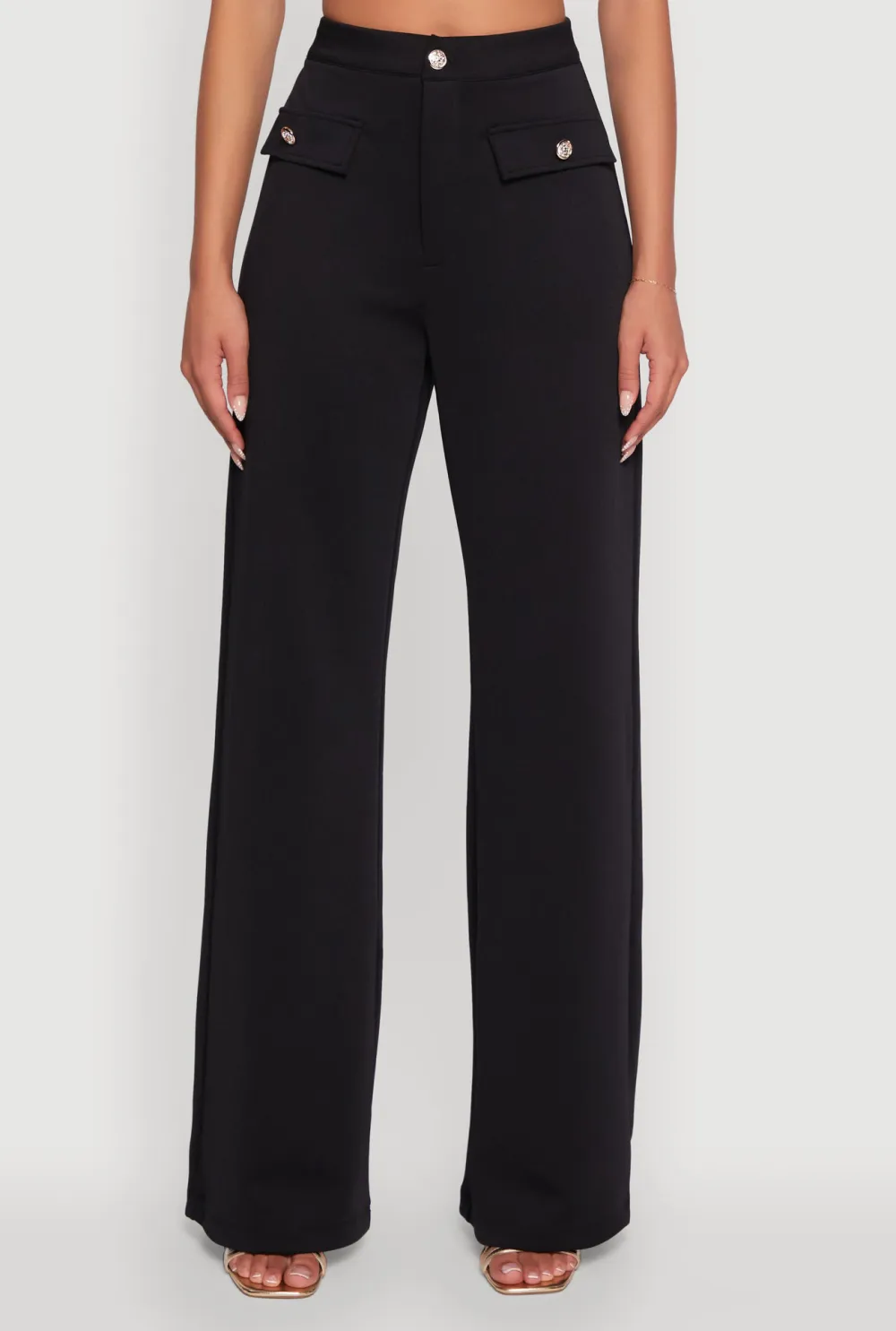 High Waisted Wide Leg Pants