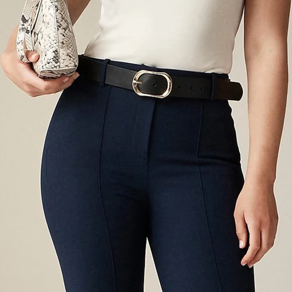 Mid-Waist Cropped Natalia Pants