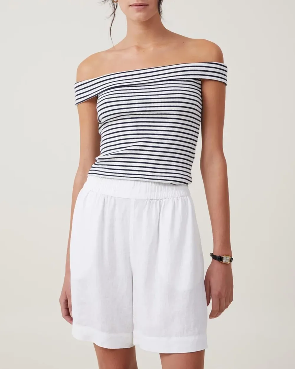 Black Longline Shorts