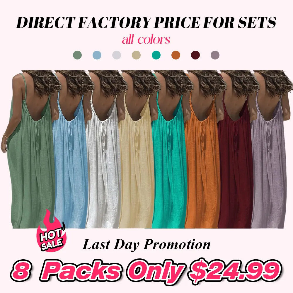 Women's Solid Color Cami Lounge Dress, Elegant Sleeveless Long Dress for Summer, Ladies Sleepwear for Indoor Wear