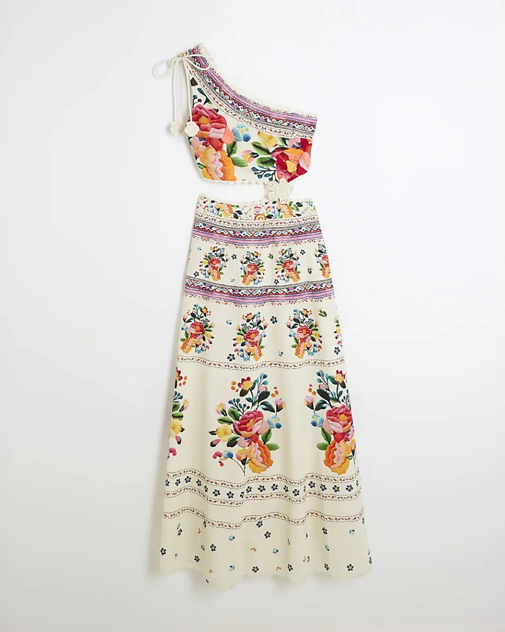 Fashionable Pastoral Style Off-Shoulder Design Dresses