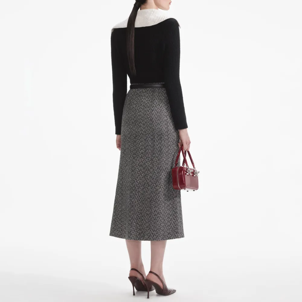 Black Cashmere Blend Jumper