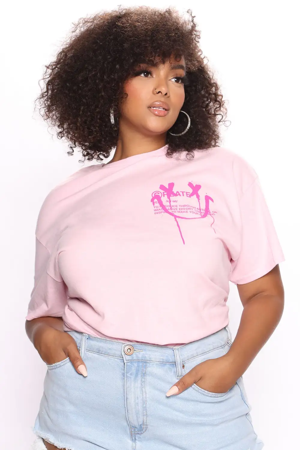 Create Art Tee - Pink