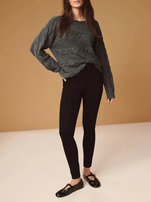 Denim Fitted Stylish Leggings