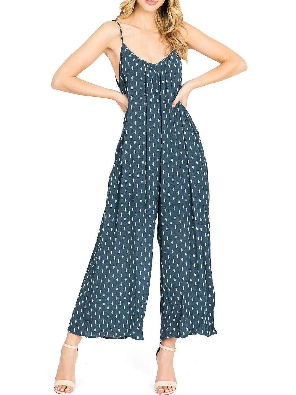 Culotte Jumpsuit with Pockets