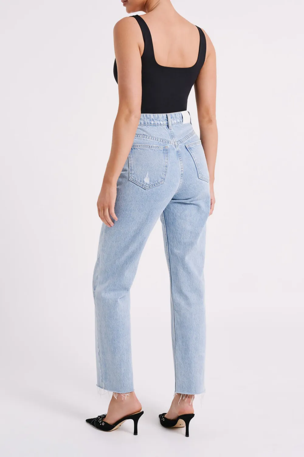 Recycled Nylon Scoop Neck Bodysuit