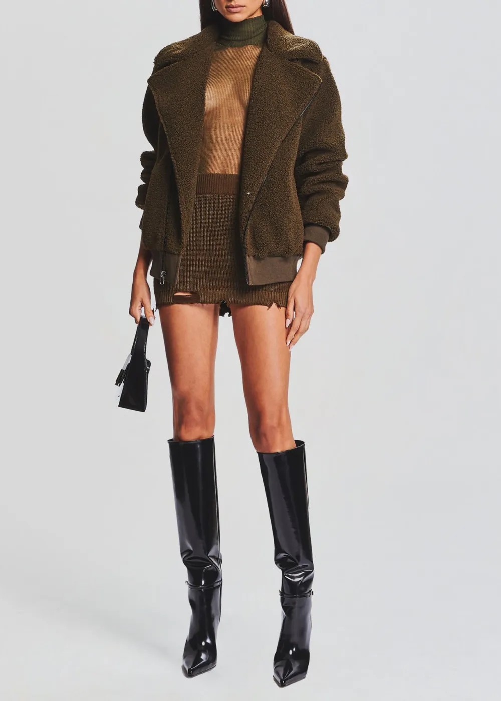 Soft Teddy Fabric Jacket