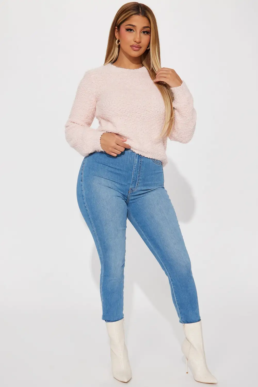 Javana Sweater - Blush