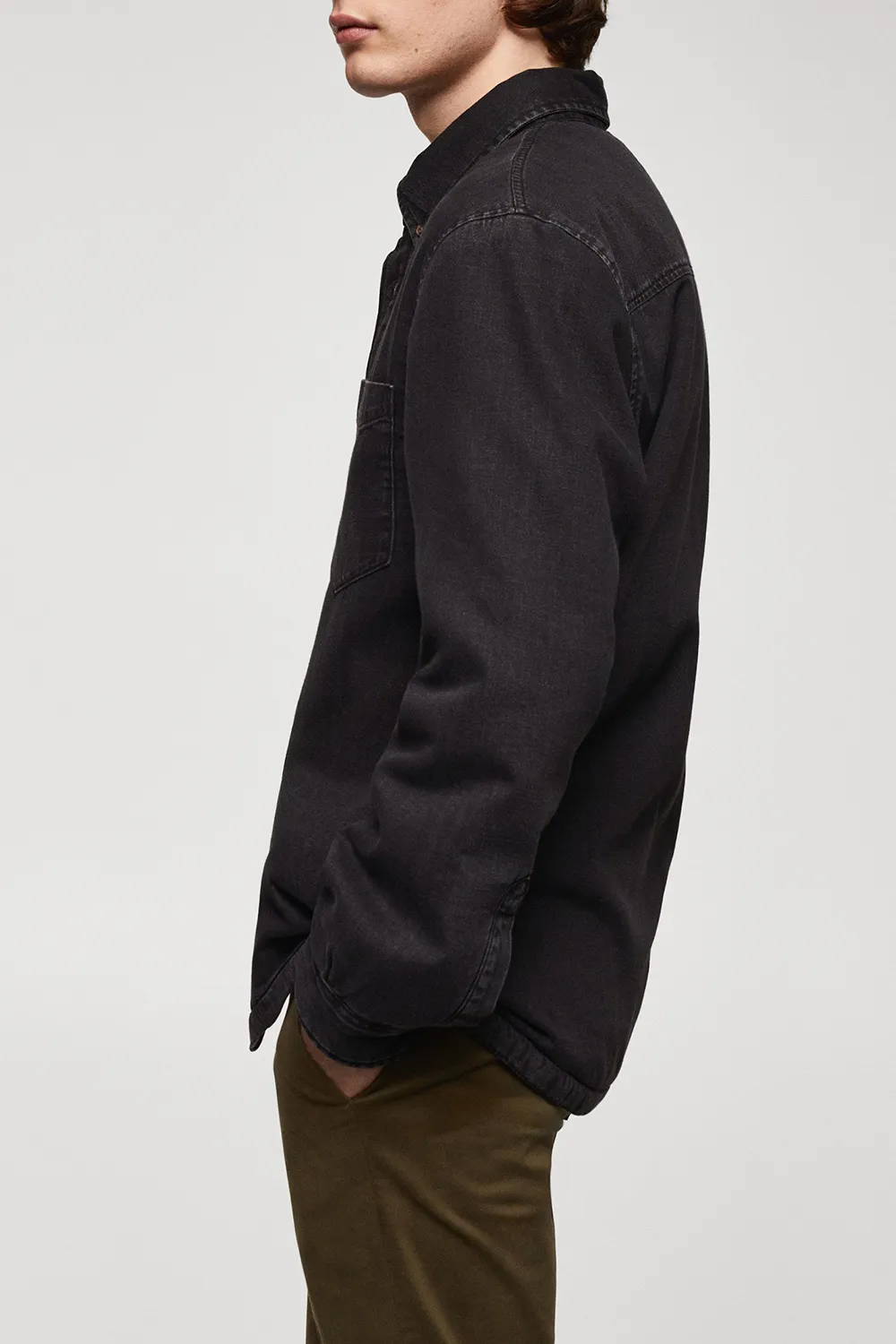 Quilted Denim Overshirt