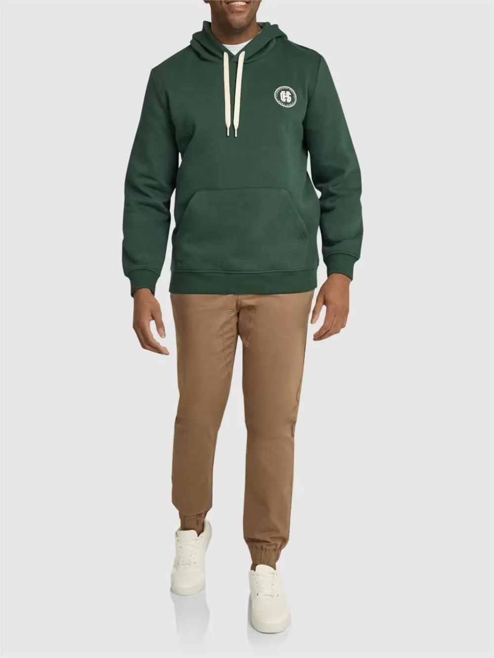 PINE DRAWSTRING PRINT HOODIE