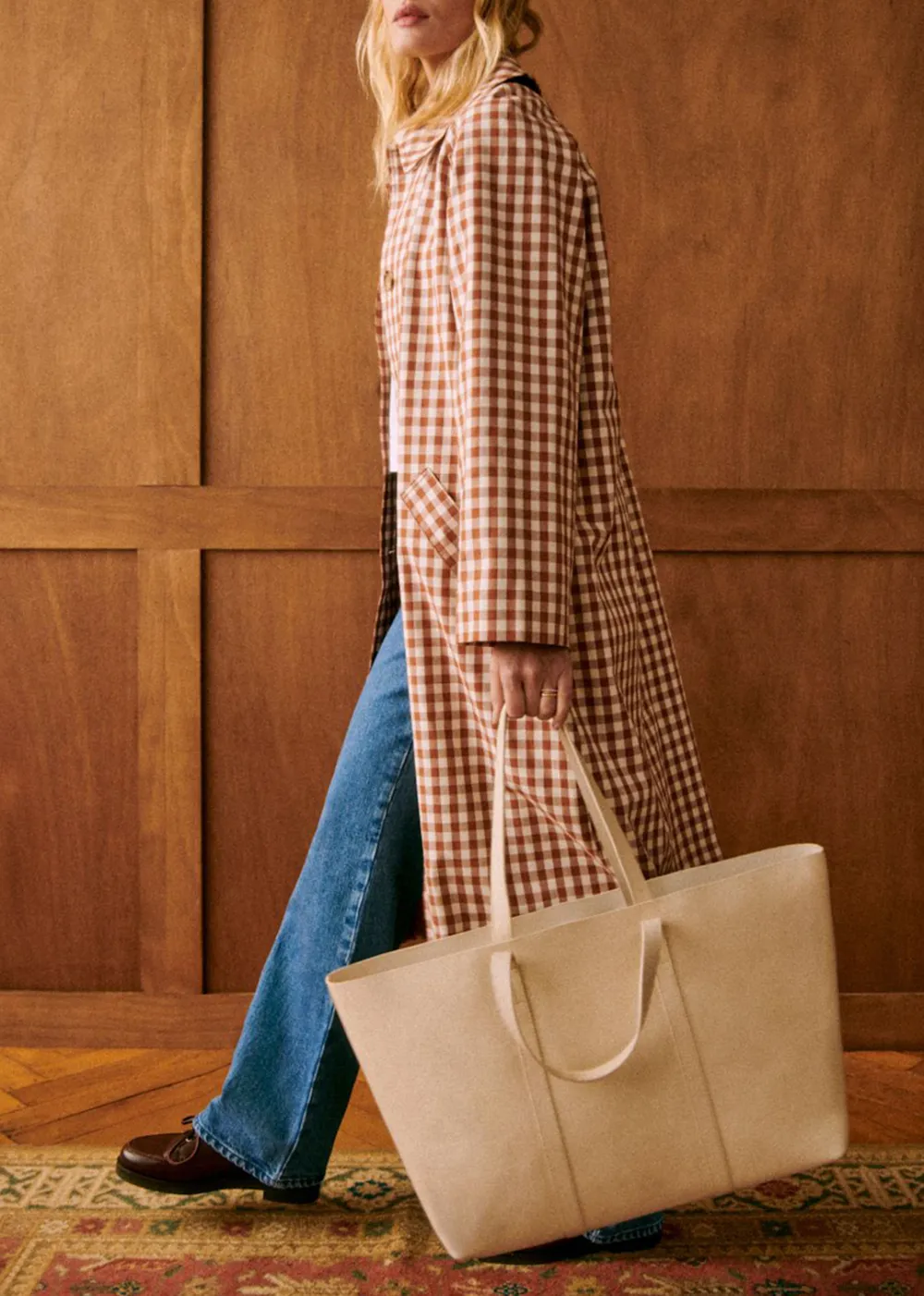 Brown Oversized Trench Coat