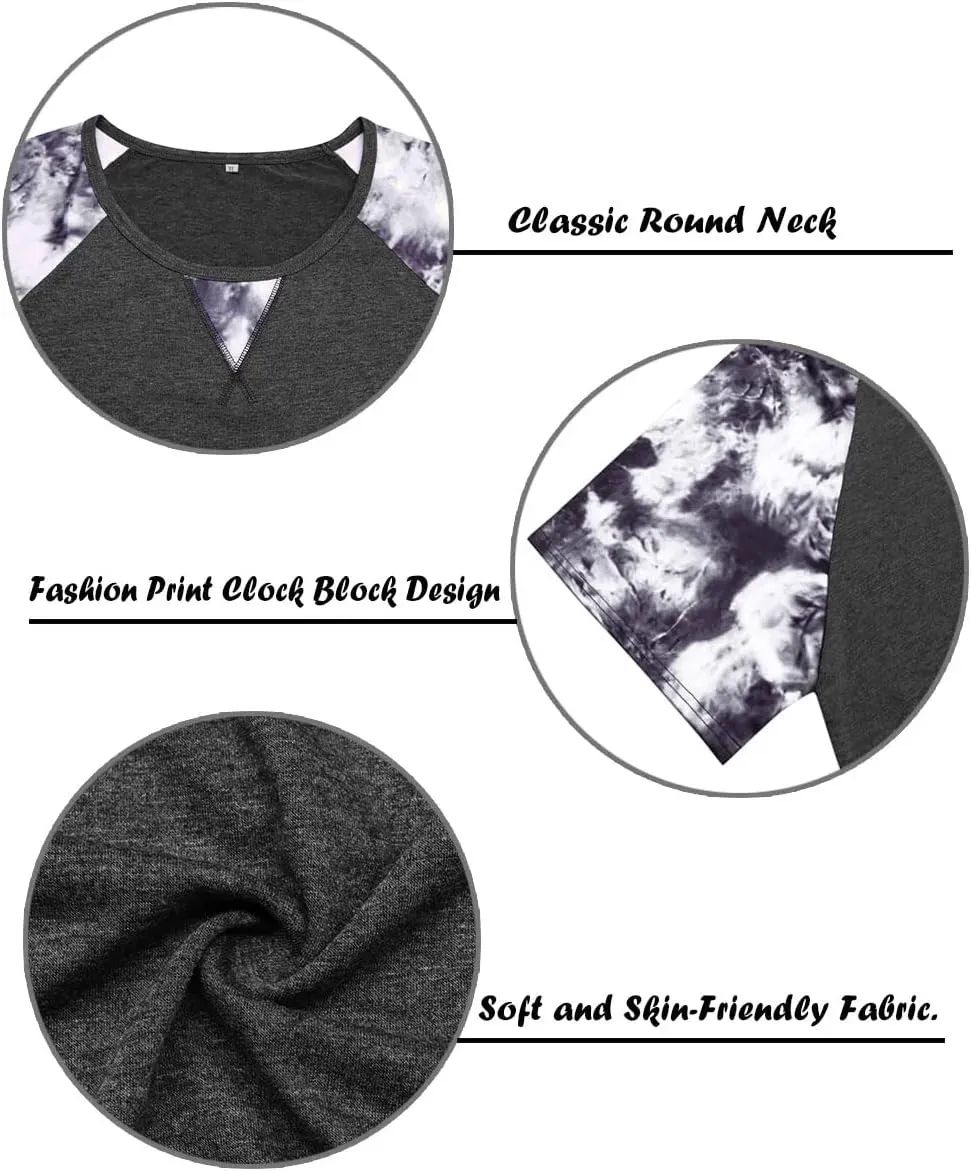 TIYOMI Plus Size T Shirt for Women Short Sleeve Tunic Cross Line Shirts Round Neck Tops Summer Blouse XL-5XL 14-28