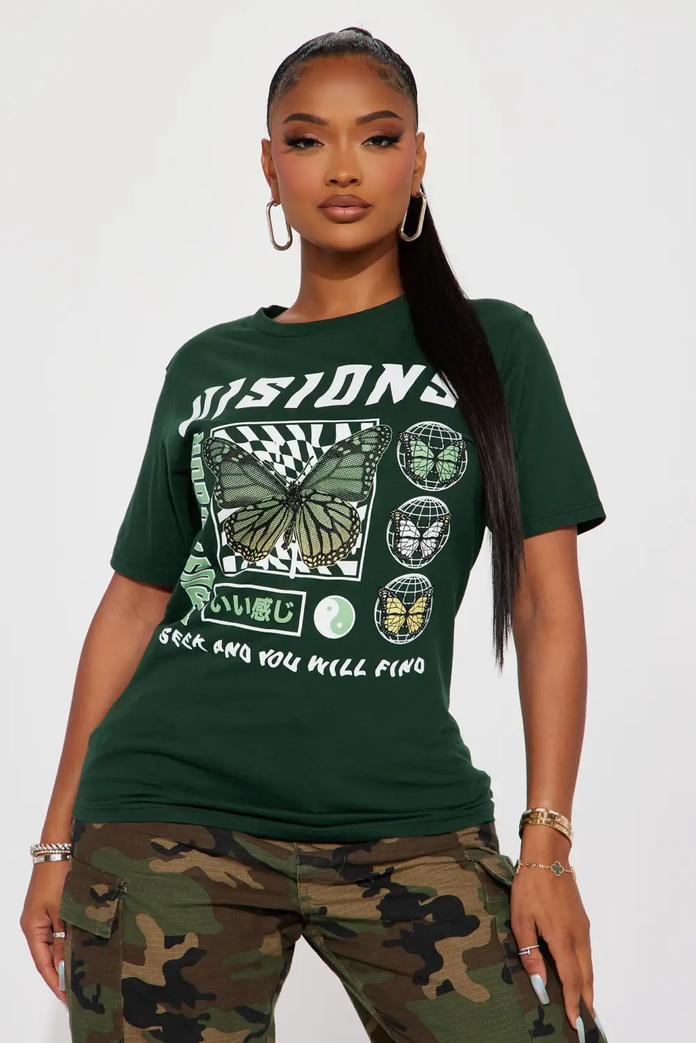 Visions Graphic Tee - Green