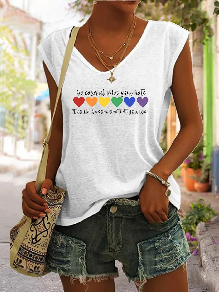 Women's Gay Day V-neck Vest