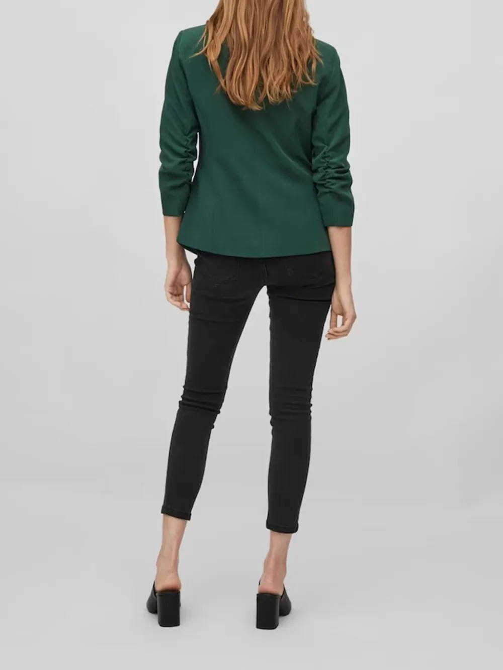 Plain Colored  No Lining Blazer